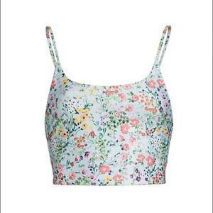 Alice + Olivia
Penny Low Scoopneck Crop Top